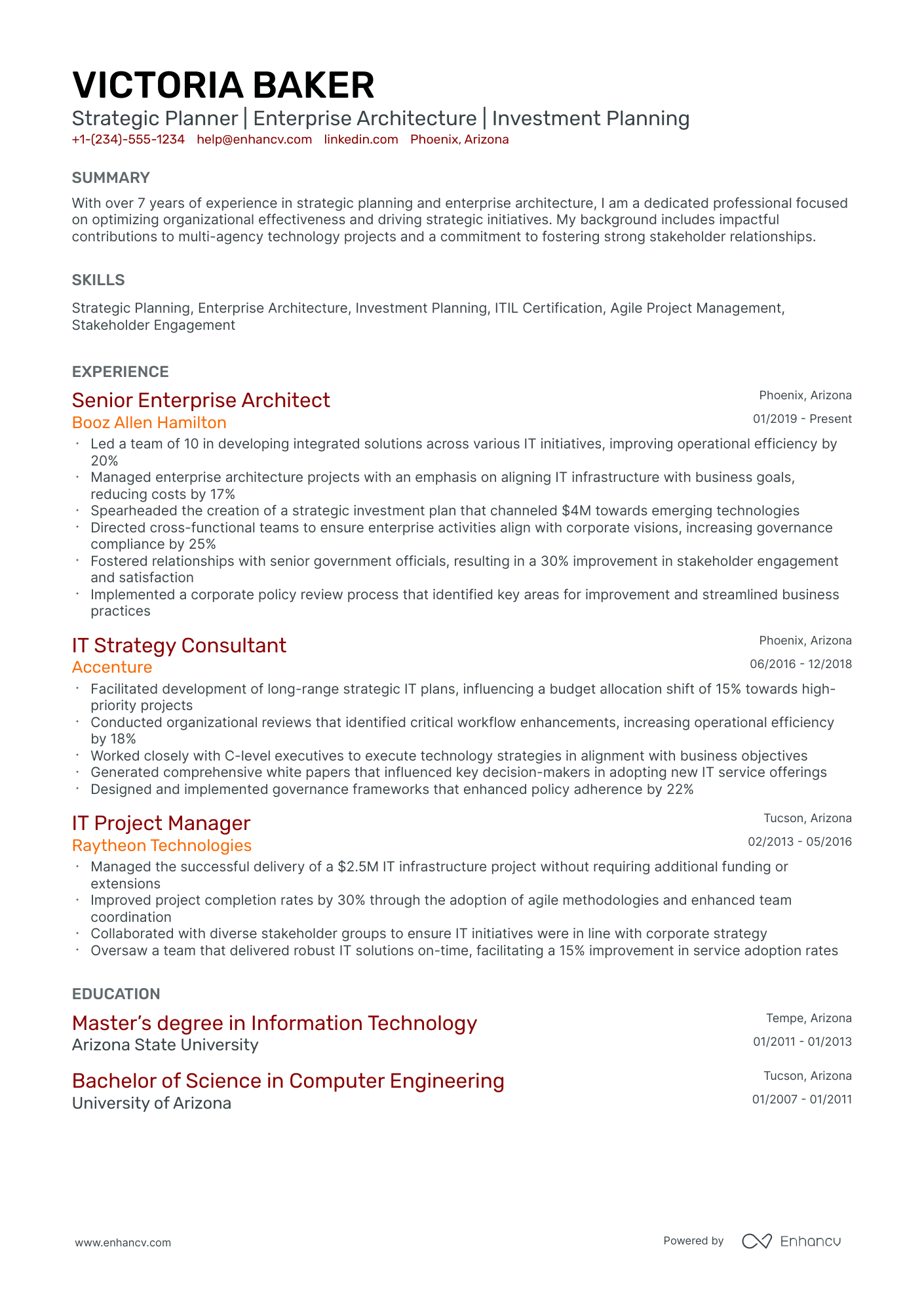 10 Strategic Planning Manager Resume Examples & Guide for 2026