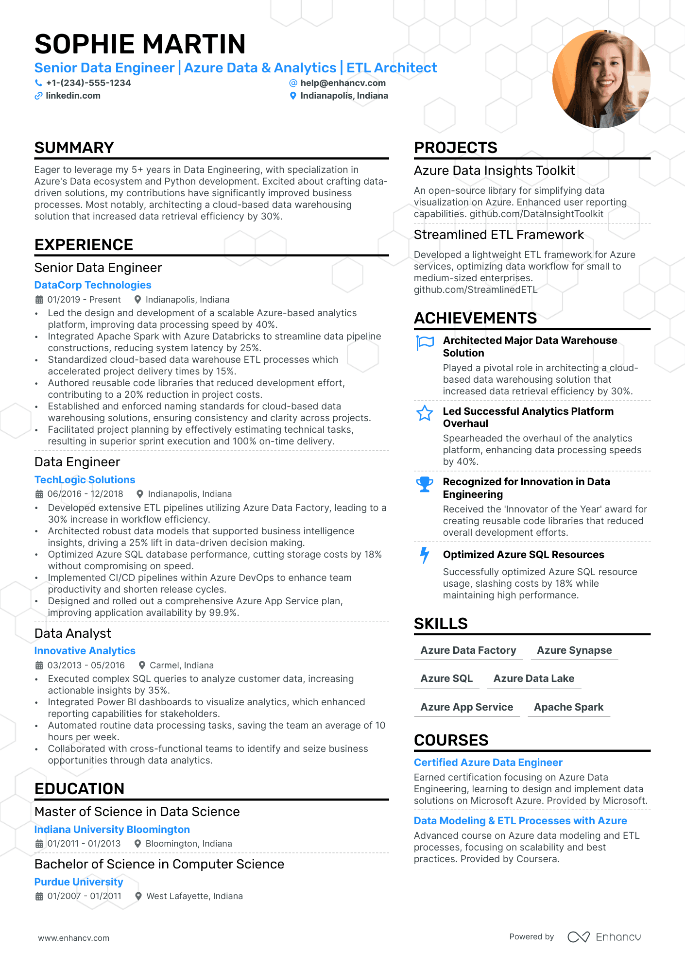 21 Data Engineer Resume Examples & Guide for 2024