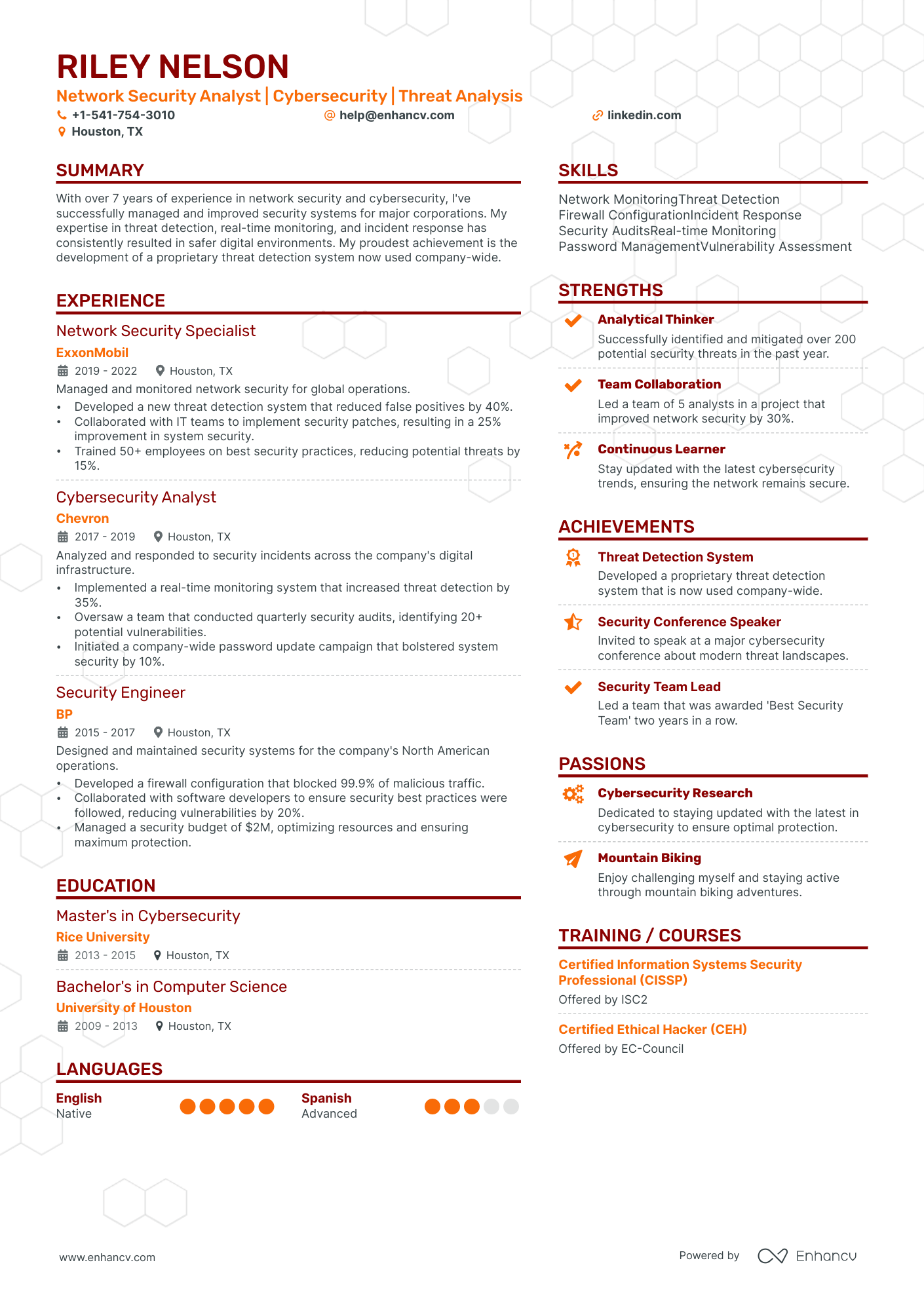 7 Cyber Security Analyst Resume Examples & Guide for 2024