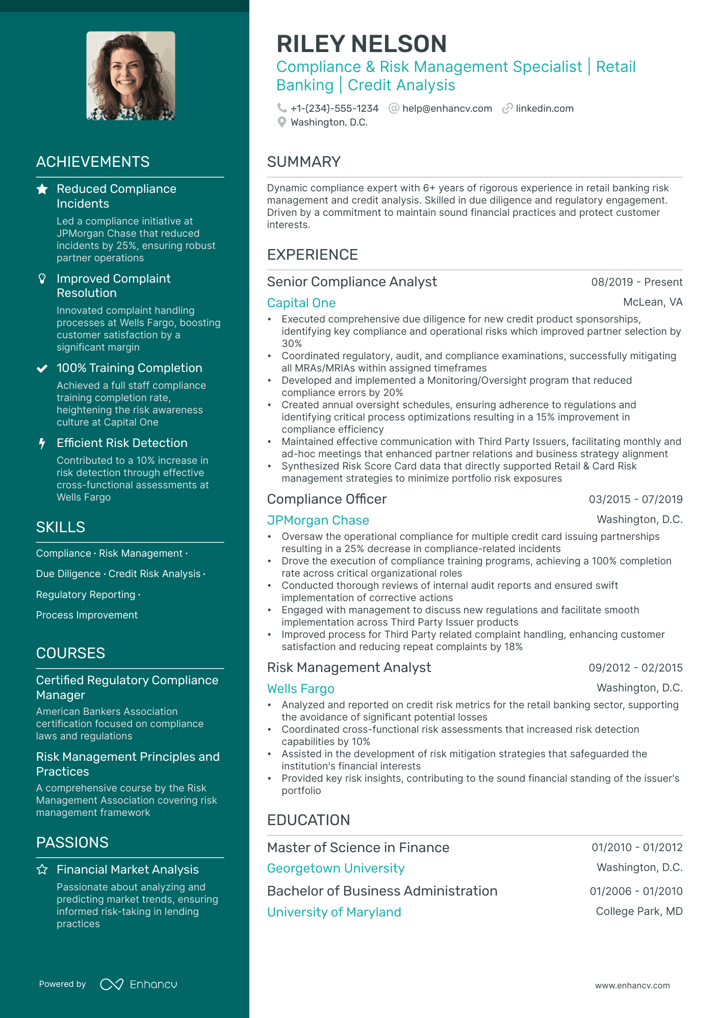 5 Risk Manager Resume Examples & Guide for 2024