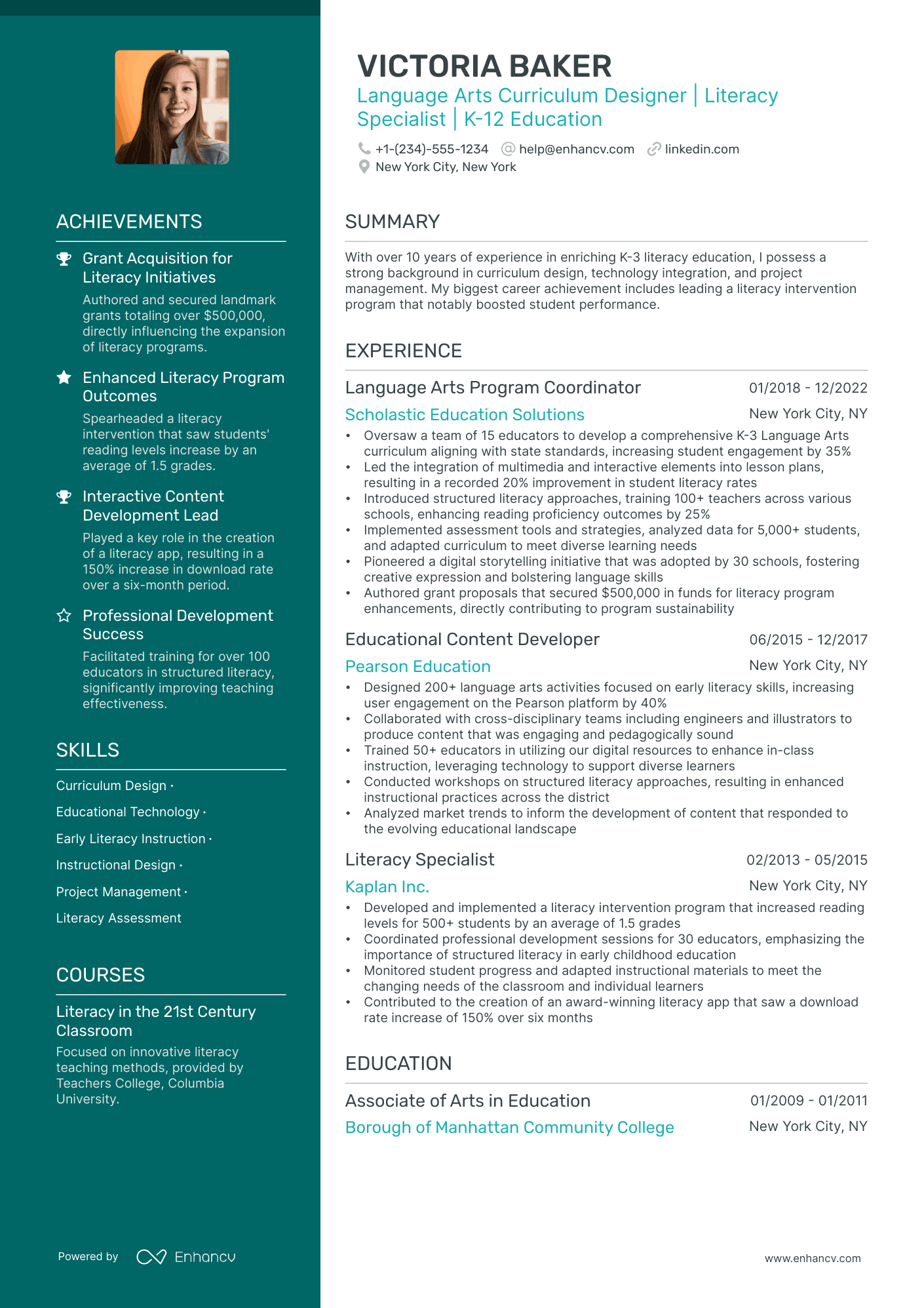 5 Curriculum Designer Resume Examples & Guide for 2024