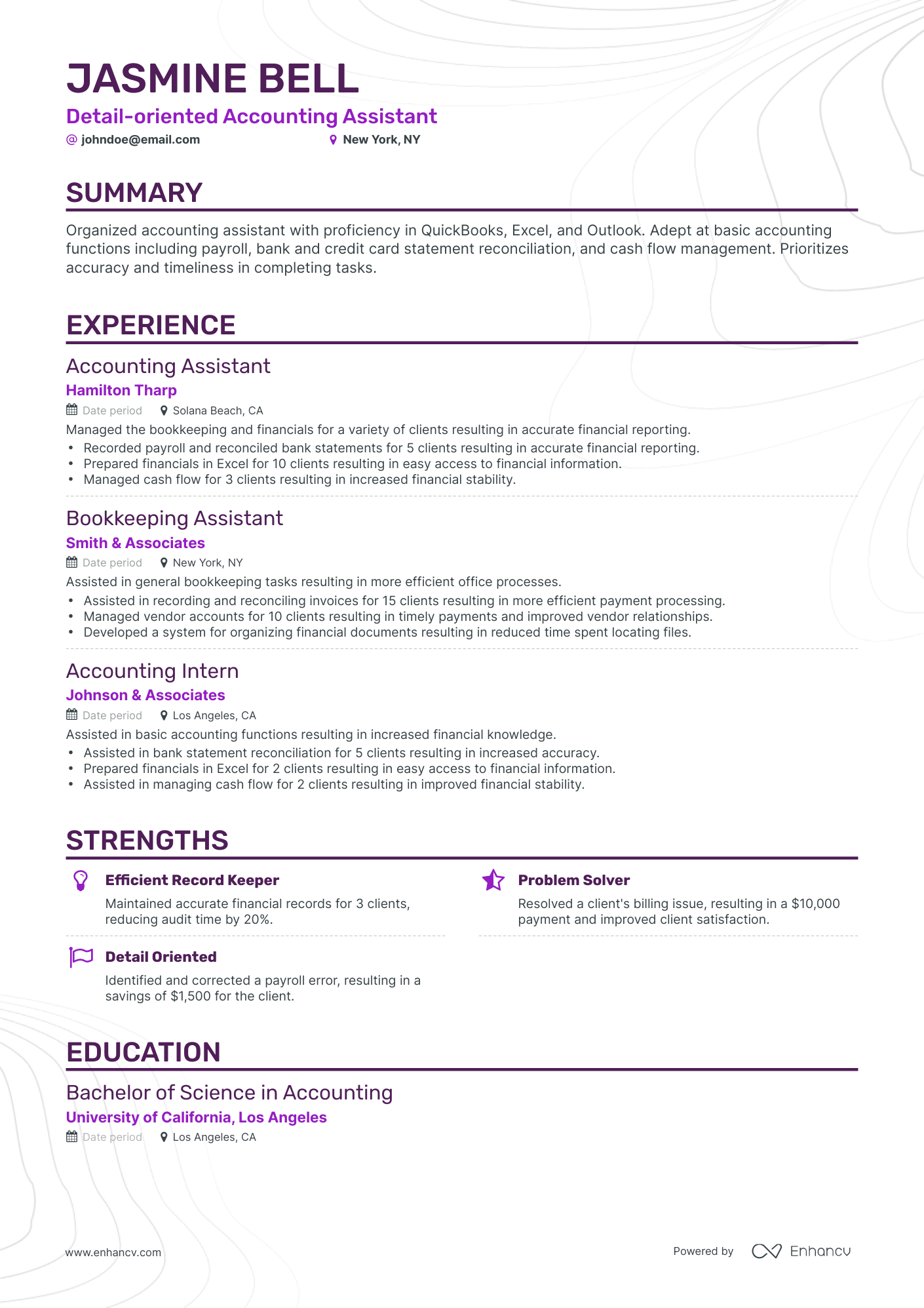 5 Accounting Assistant Resume Examples & Guide For 2023