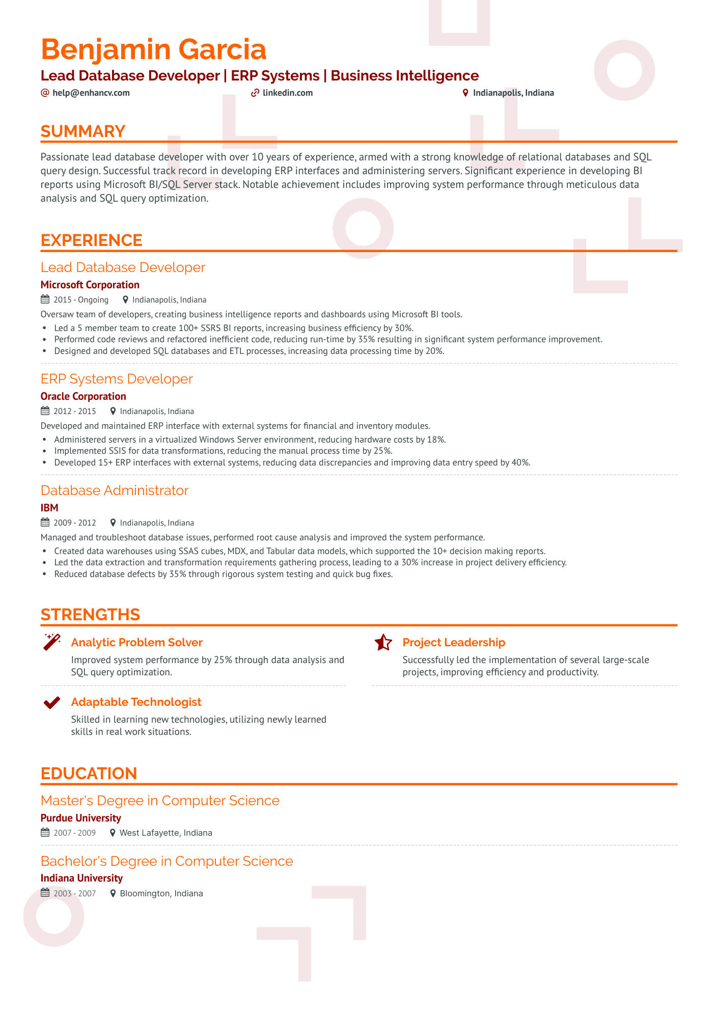 11 SQL Developer Resume Examples & Guide for 2024