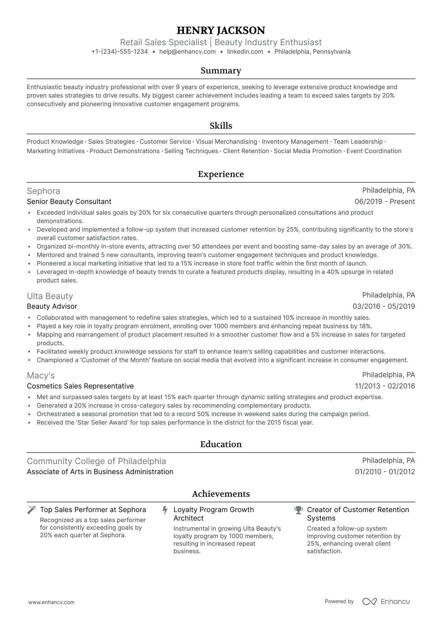 5 Makeup Artist Resume Examples & Guide For 2024