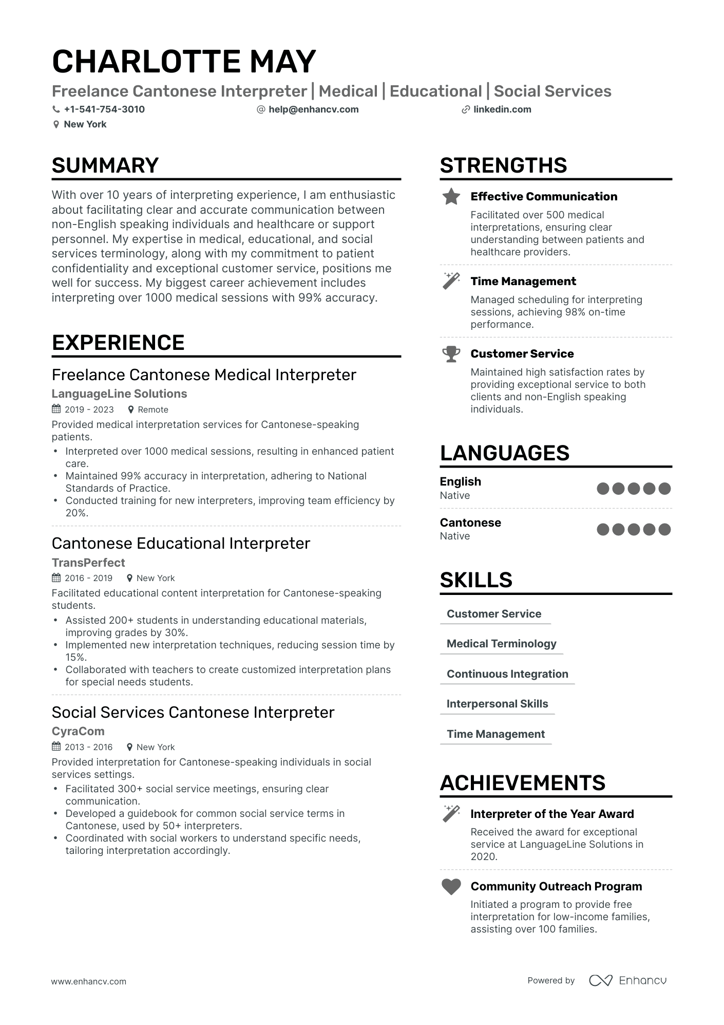 5 Freelance Translator Resume Examples & Guide for 2024