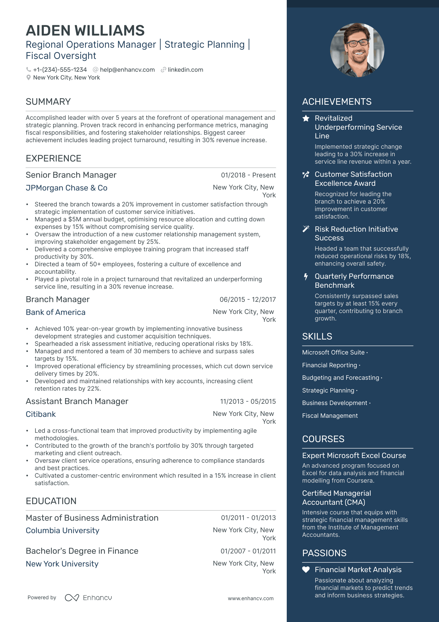 5 Regional Director Resume Examples & Guide for 2024