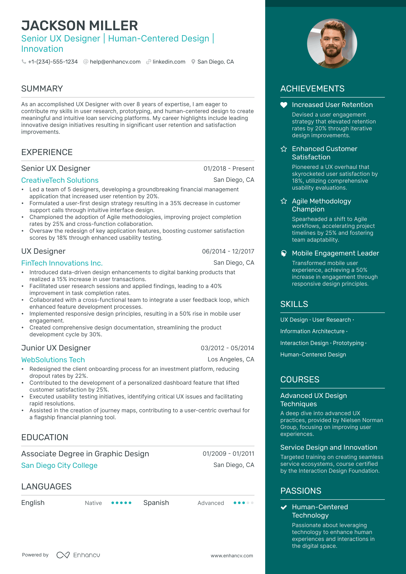 5 App Designer Resume Examples & Guide for 2024