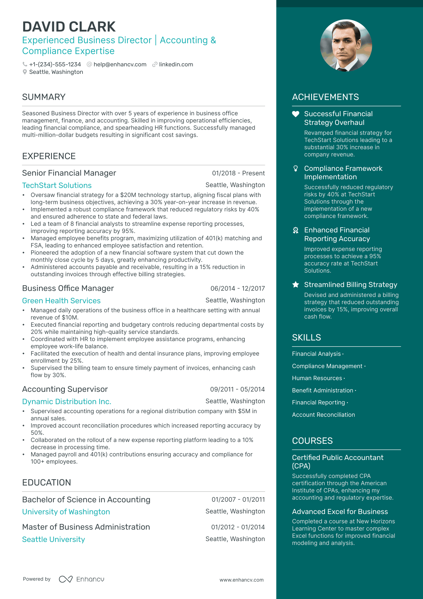 5 Business Director Resume Examples & Guide for 2024