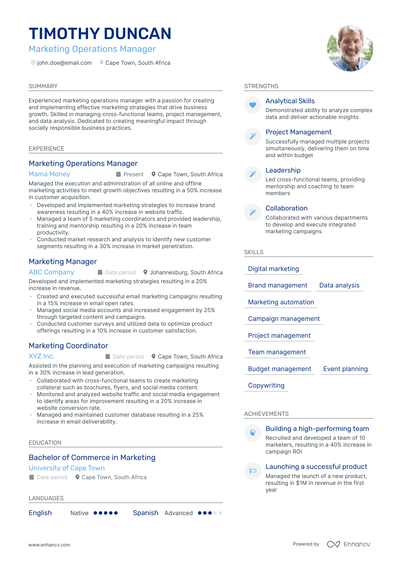 17 Marketing Manager Resume Examples & Guide for 2024