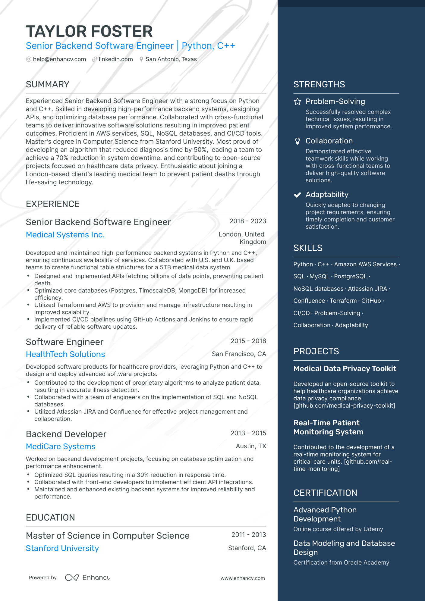 5 AWS Cloud Engineer Resume Examples & Guide for 2024