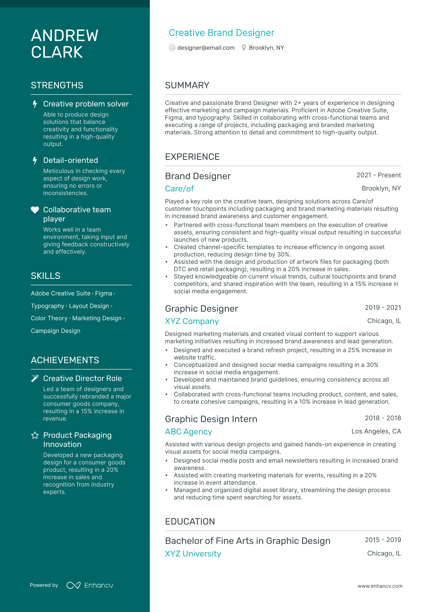 9 Brand Manager Resume Examples & Guide For 2024