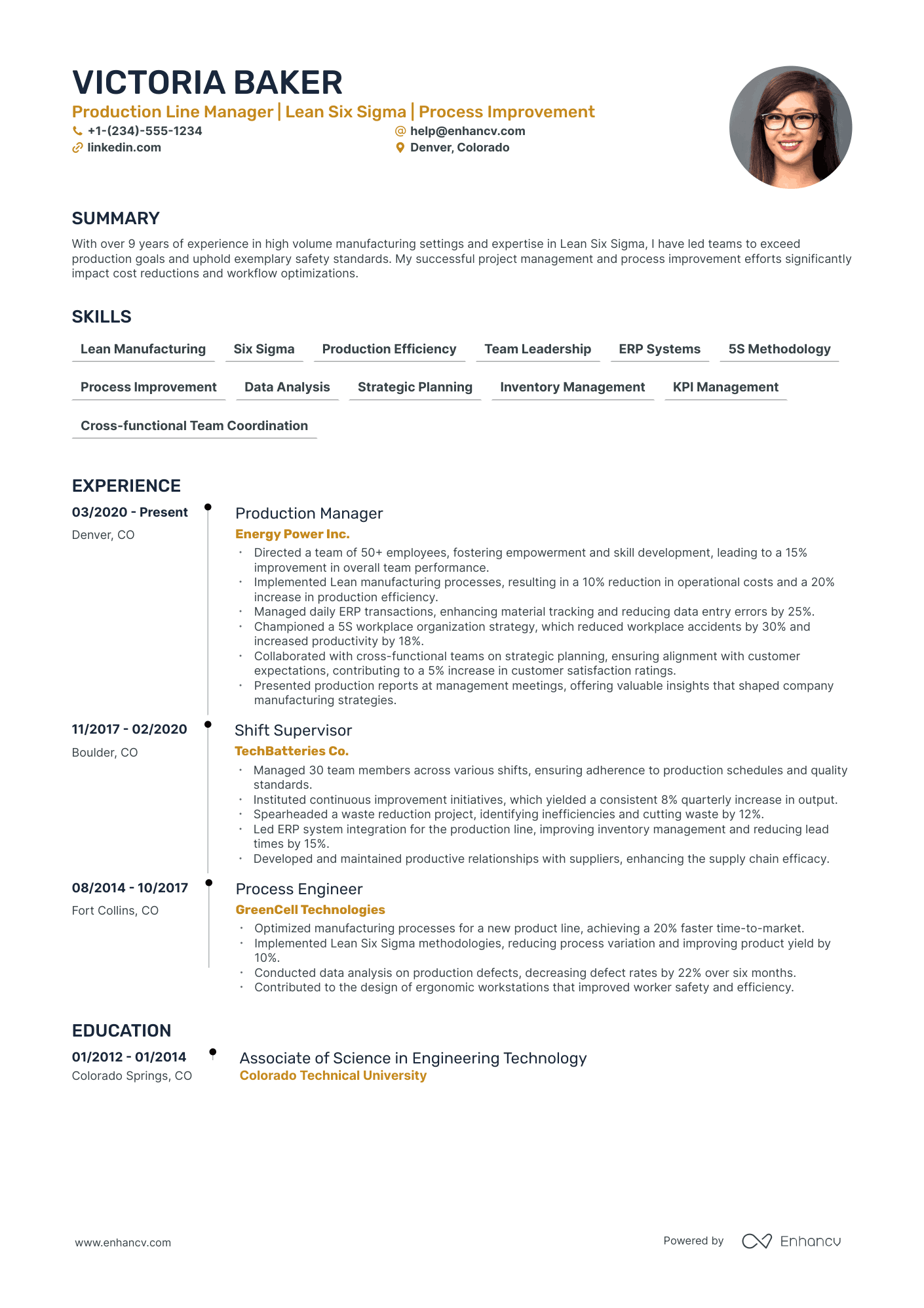 5 Assistant Production Manager Resume Examples & Guide for 2024