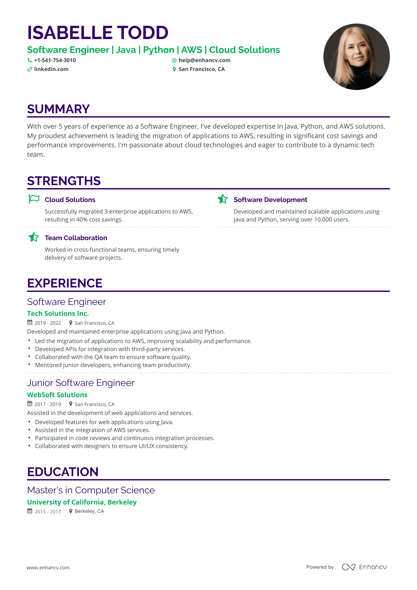 9 AWS Resume Examples & Guide for 2024