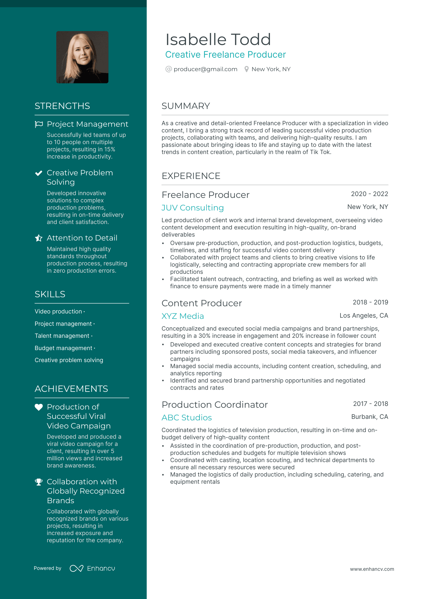 15 Freelancer Resume Examples & Guide for 2024