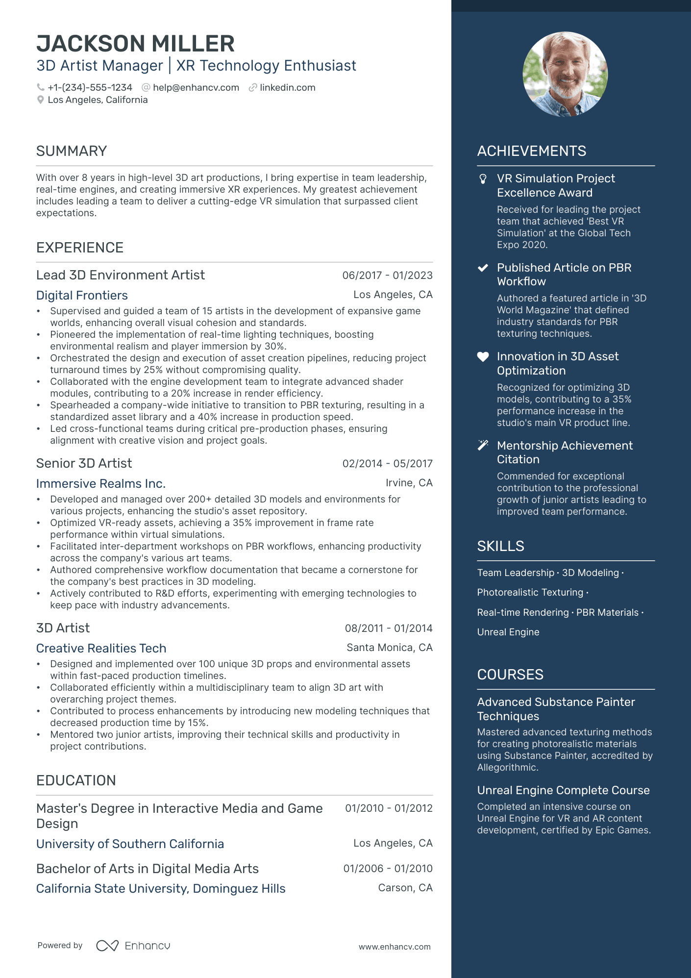 5 Artist Manager Resume Examples & Guide for 2024