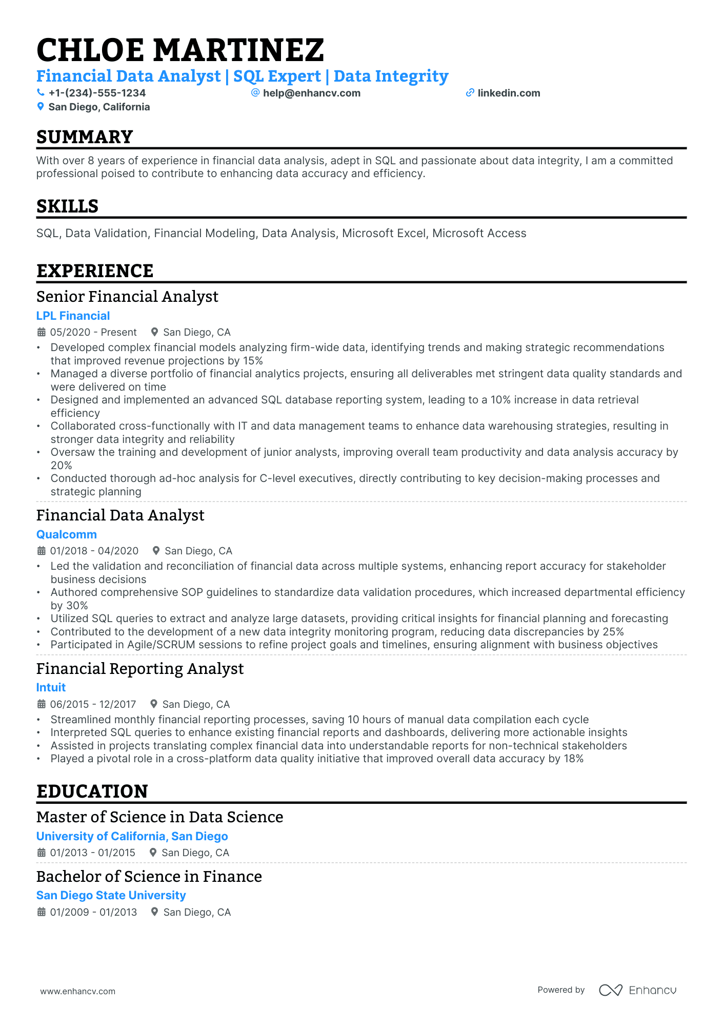 10 Data Quality Analyst Resume Examples & Guide for 2026