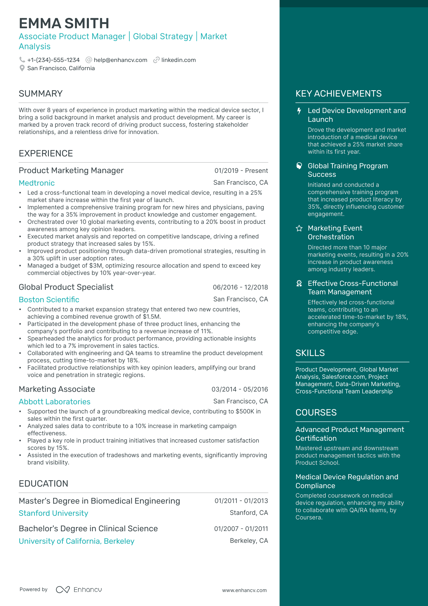 10 Associate Product Manager Resume Examples & Guide for 2026