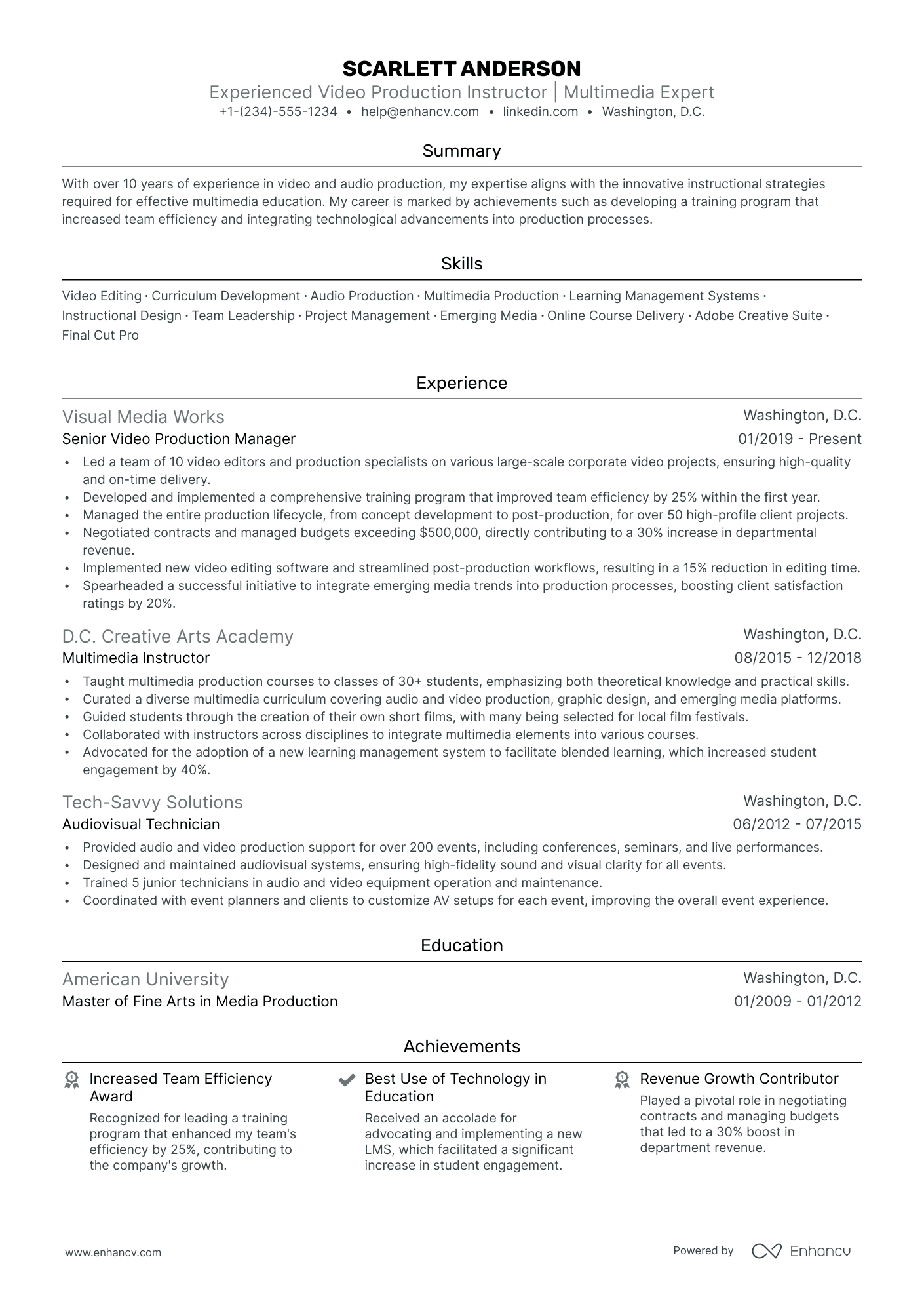 5 Film Production Resume Examples - AHR0cHM6Ly9jZG4uZW5oYW5jdi5jb20vcHJlZGVmaW5lZC1leGFtcGxlcy9pdXNYM1BQZlJZS3hQdVd2cmFXOExPcUFXUlZLNVUwUk5XTFkxZ3pyL2ltYWdlLnBuZw~~. 