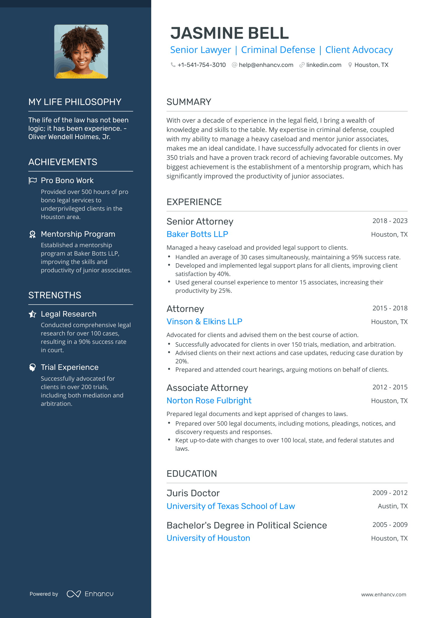 11 Lawyer Resume Examples & Guide for 2024