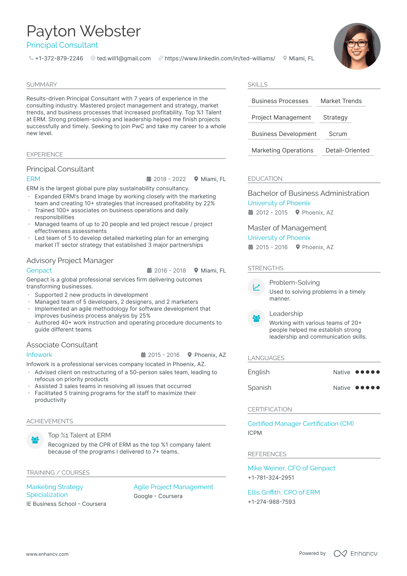 5 PwC Resume Examples & Guide for 2024