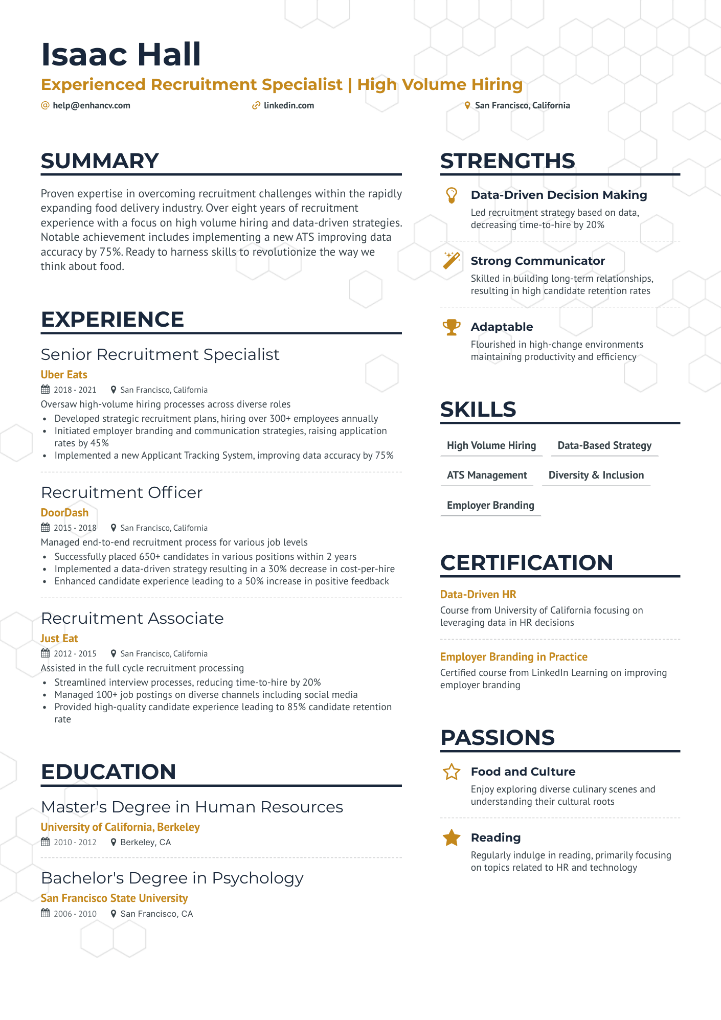 15 Recruiter Resume Examples & Guide for 2024