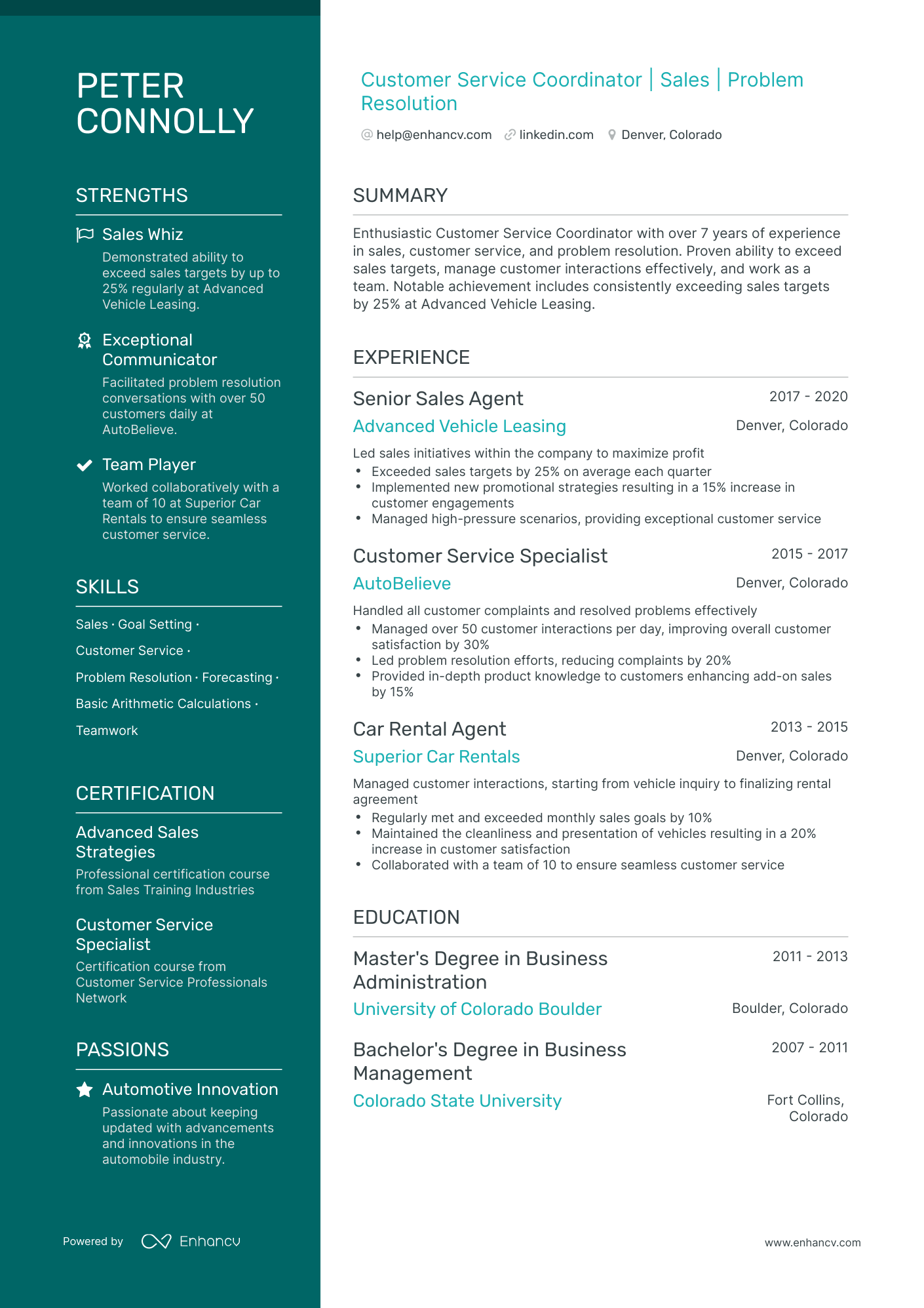 5 Customer Service Coordinator Resume Examples & Guide for 2024