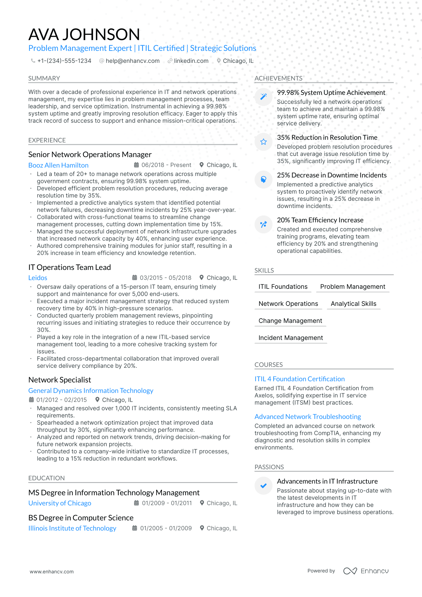 5 Problem Manager Resume Examples & Guide for 2024