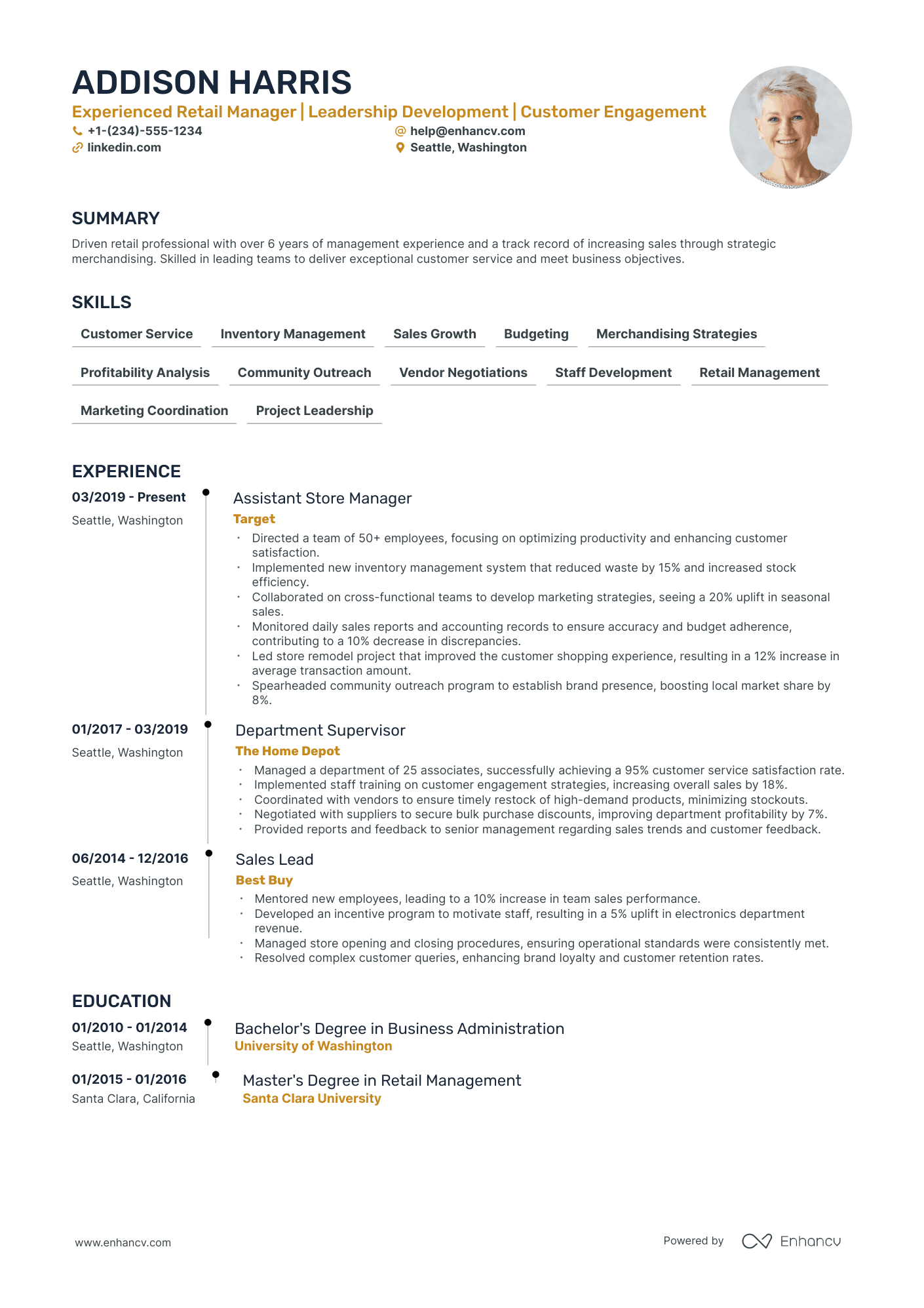 5 CVS Store Manager Resume Examples & Guide for 2024