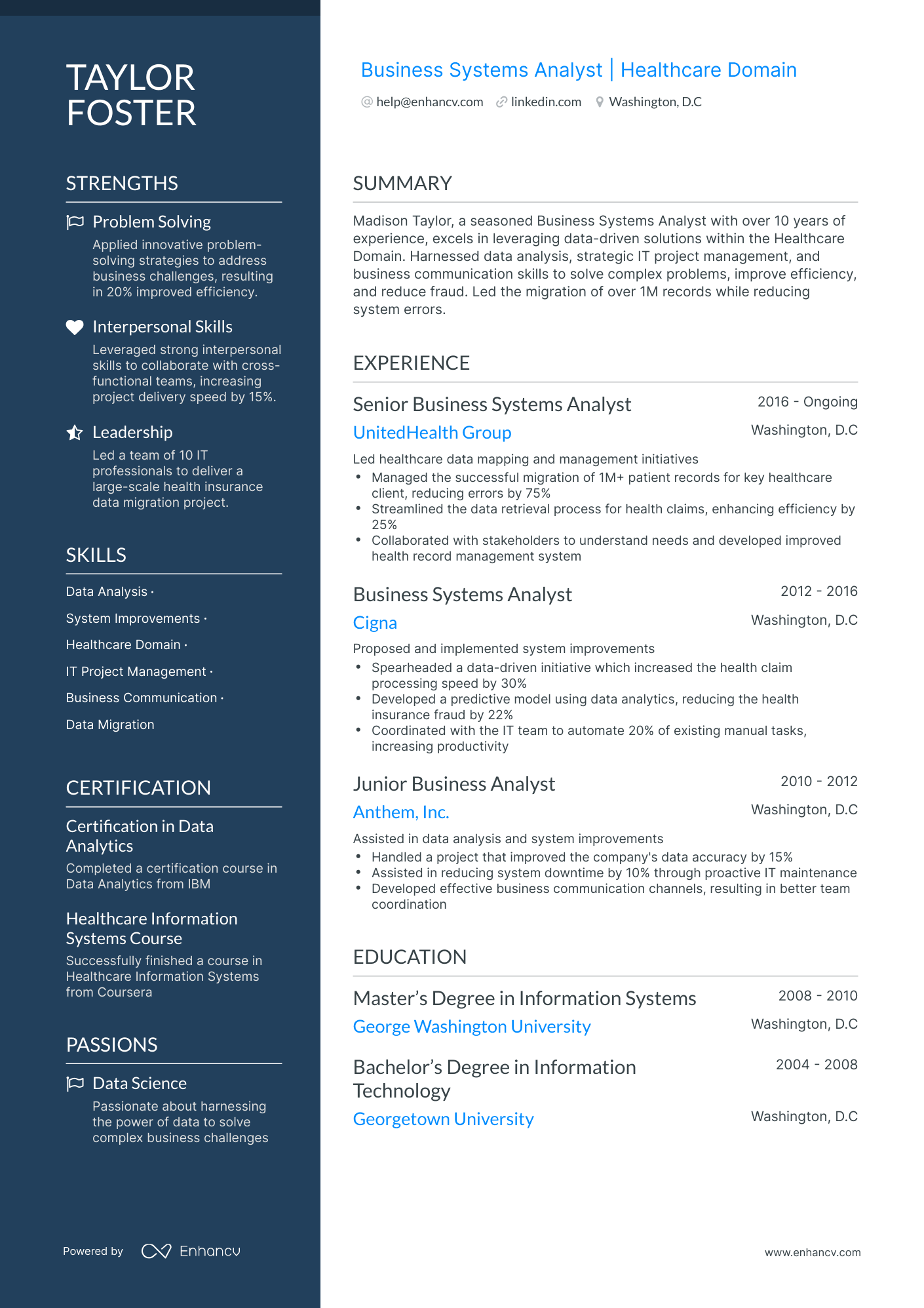 5 Business System Analyst Resume Examples & Guide for 2024