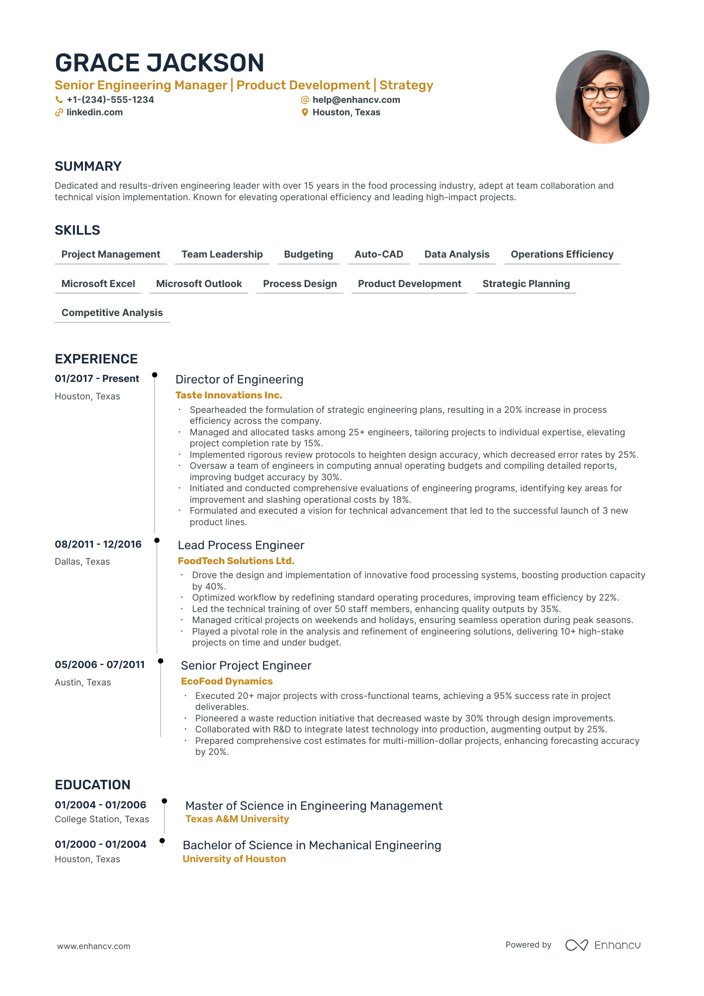 5 Director of Engineering Resume Examples & Guide for 2024