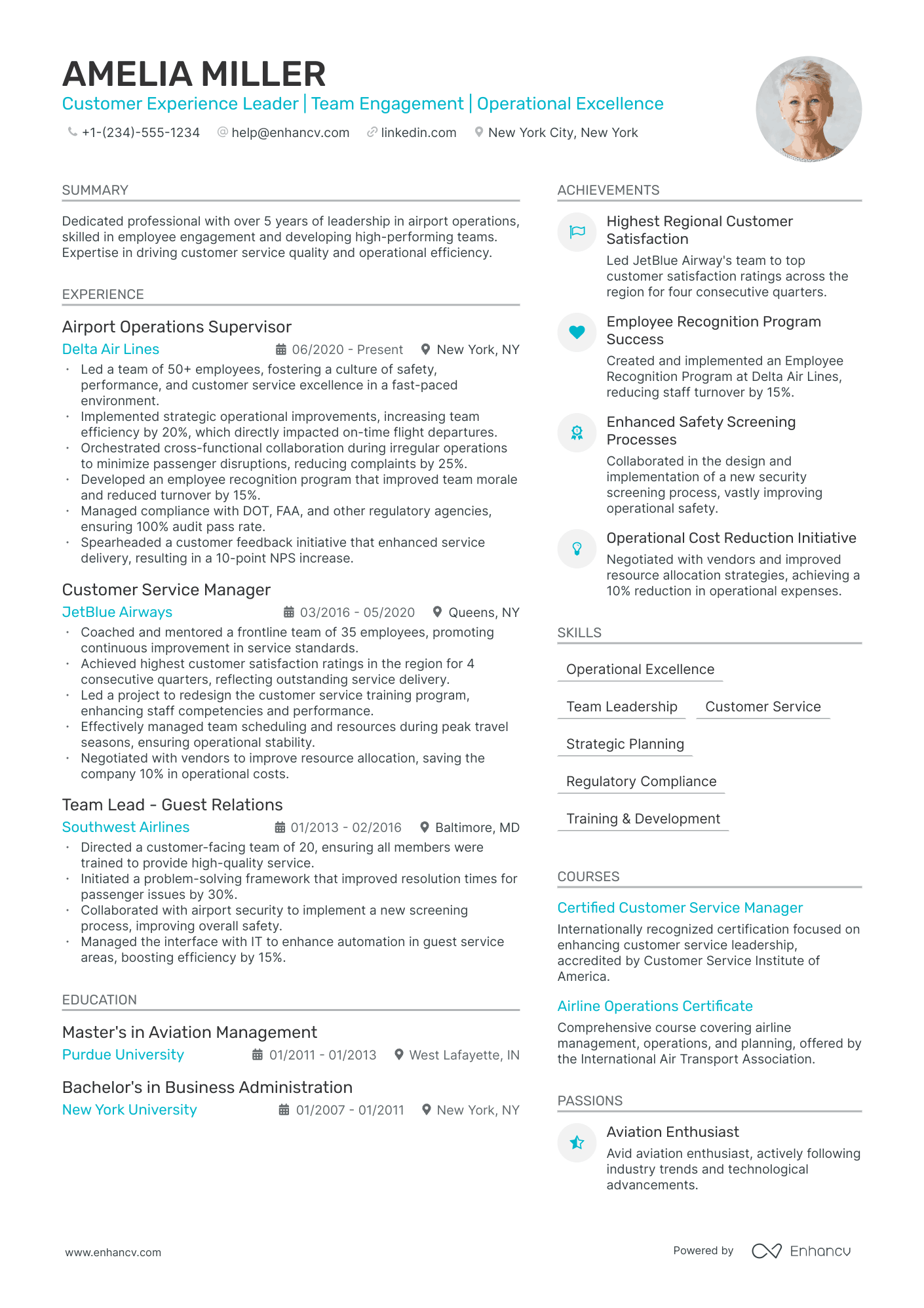 5 Customer Service Manager Resume Examples & Guide for 2024