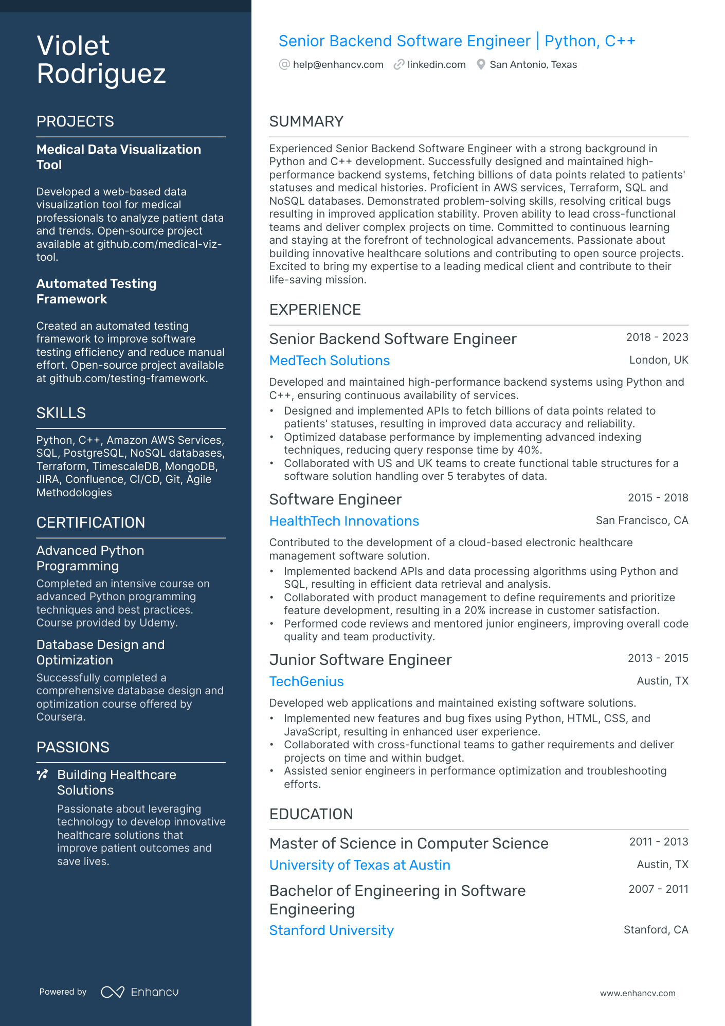 10 AWS Developer Resume Examples & Guide for 2025
