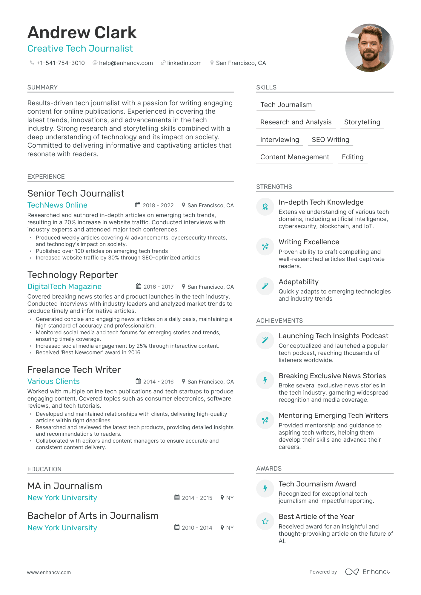 8 Journalist Resume Examples & Guide for 2023