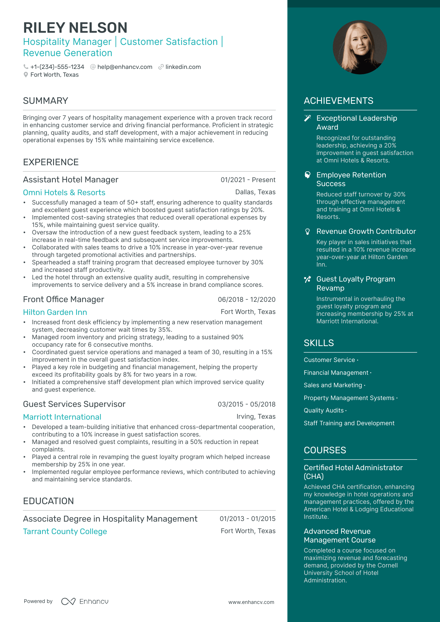 5 Assistant General Manager Resume Examples & Guide for 2024