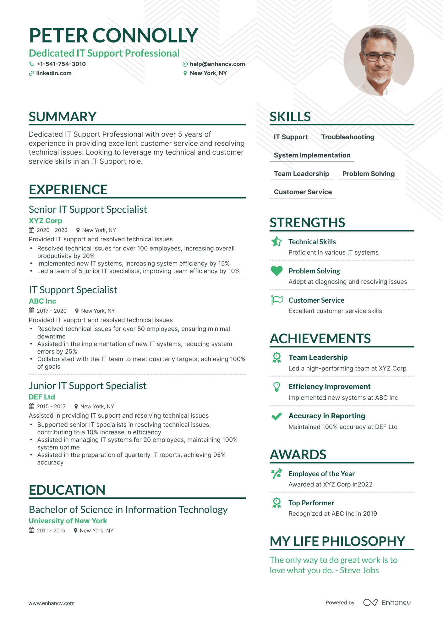 5 Help Desk Resume Examples & Guide for 2024