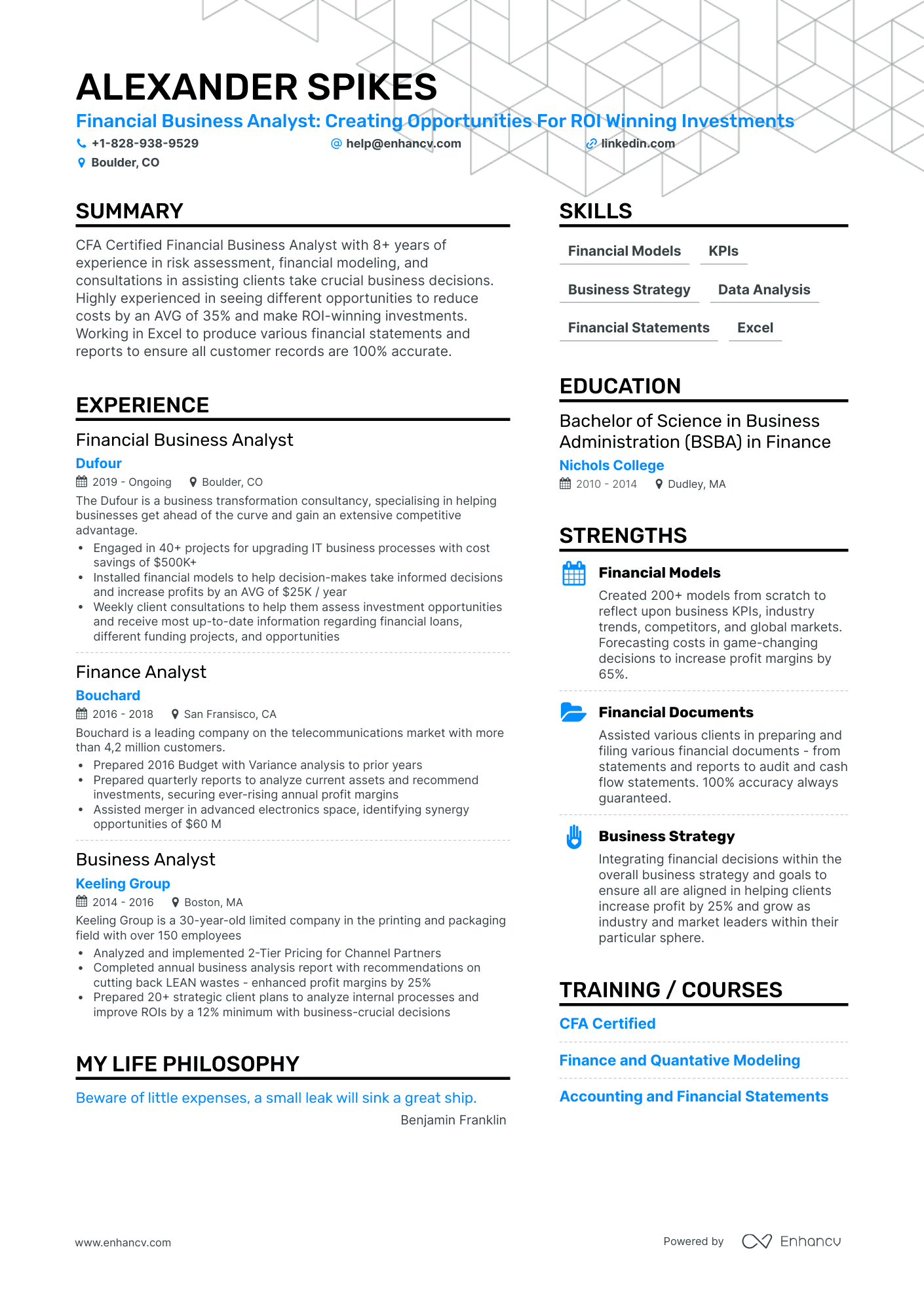 20 Business Analyst Resume Examples & Guide for 2024