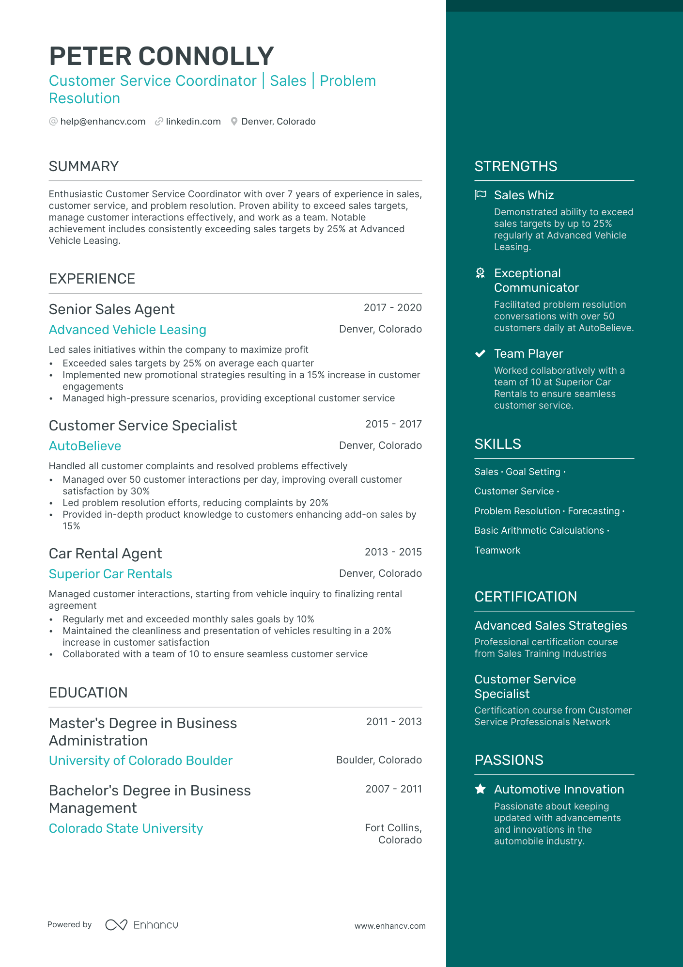 5 Customer Service Coordinator Resume Examples & Guide for 2024