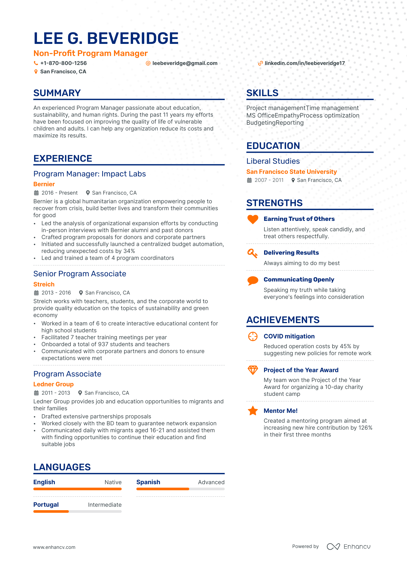 17 Program Manager Resume Examples & Guide For 2024