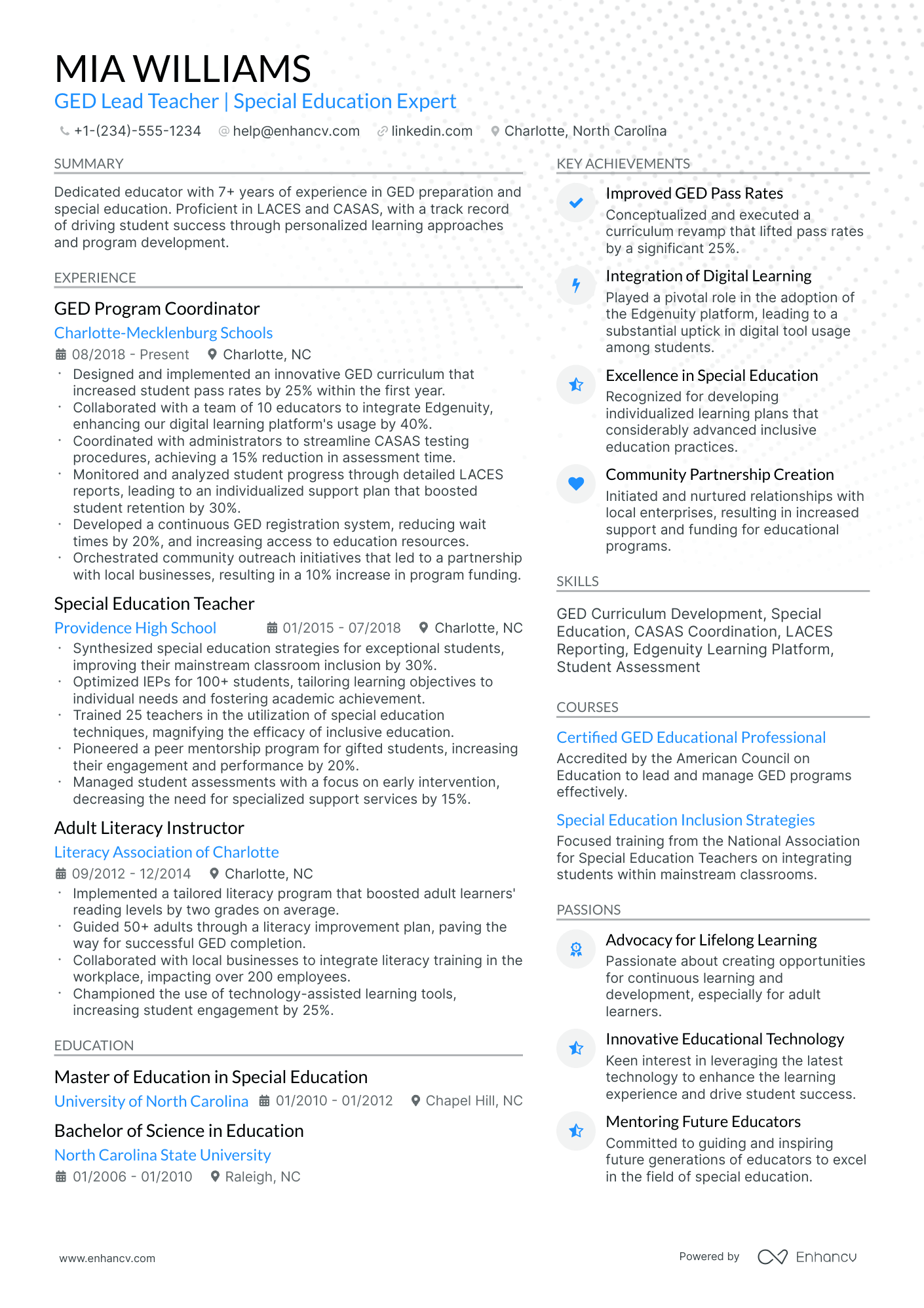 10 Lead Teacher Resume Examples & Guide for 2026