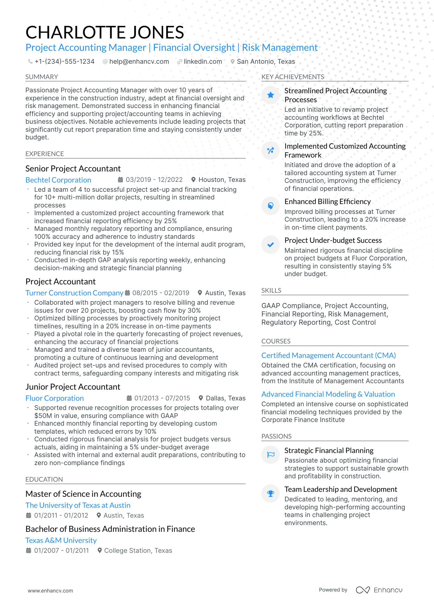 10 Project Accounting Resume Examples, Templates & Guide for 2026