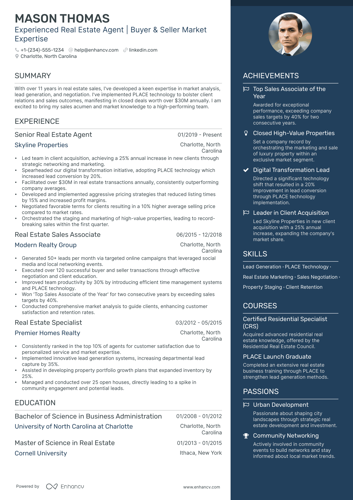 5 Real Estate Developer Resume Examples & Guide For 2024