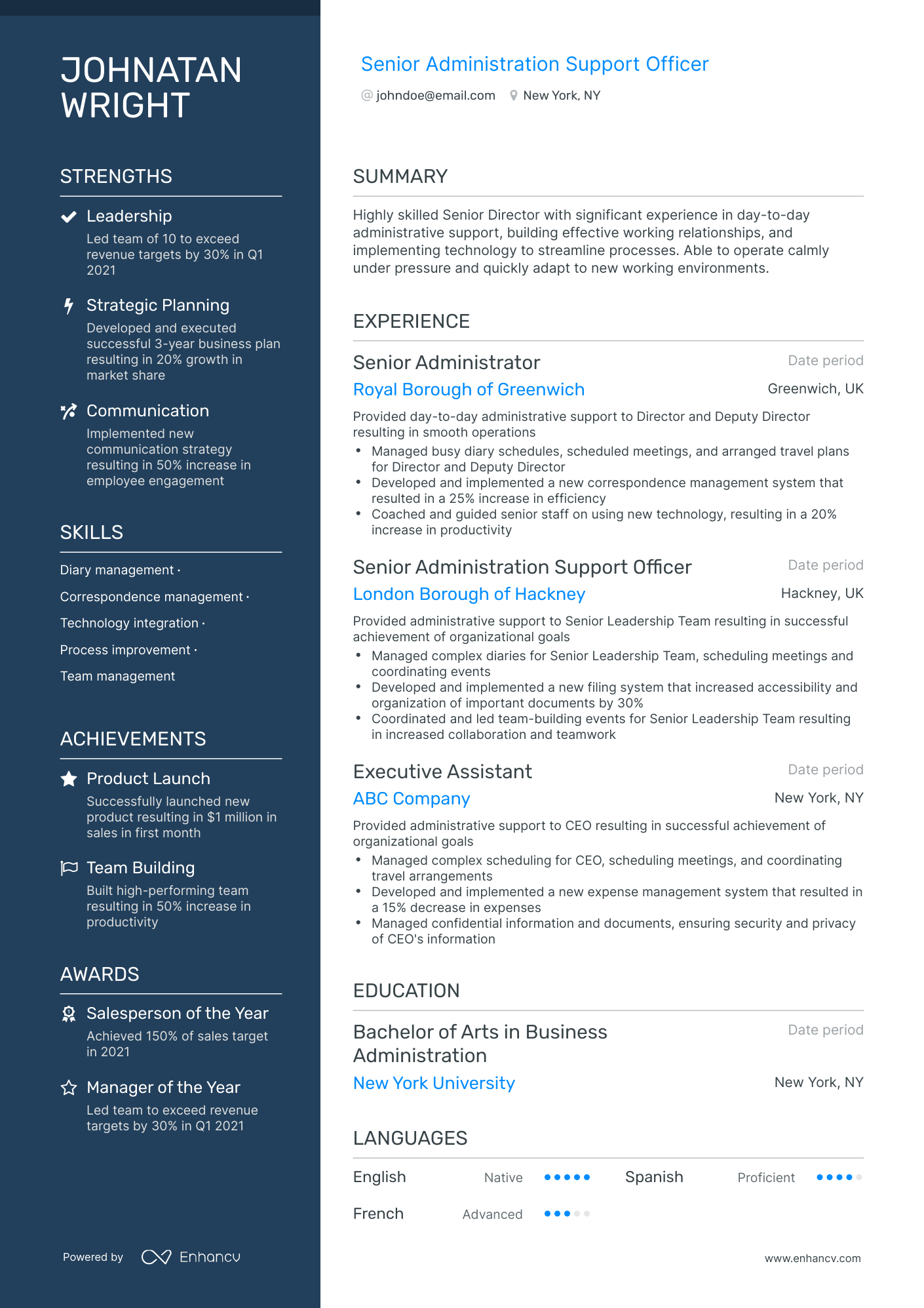 5 Senior Director Resume Examples & Guide for 2023