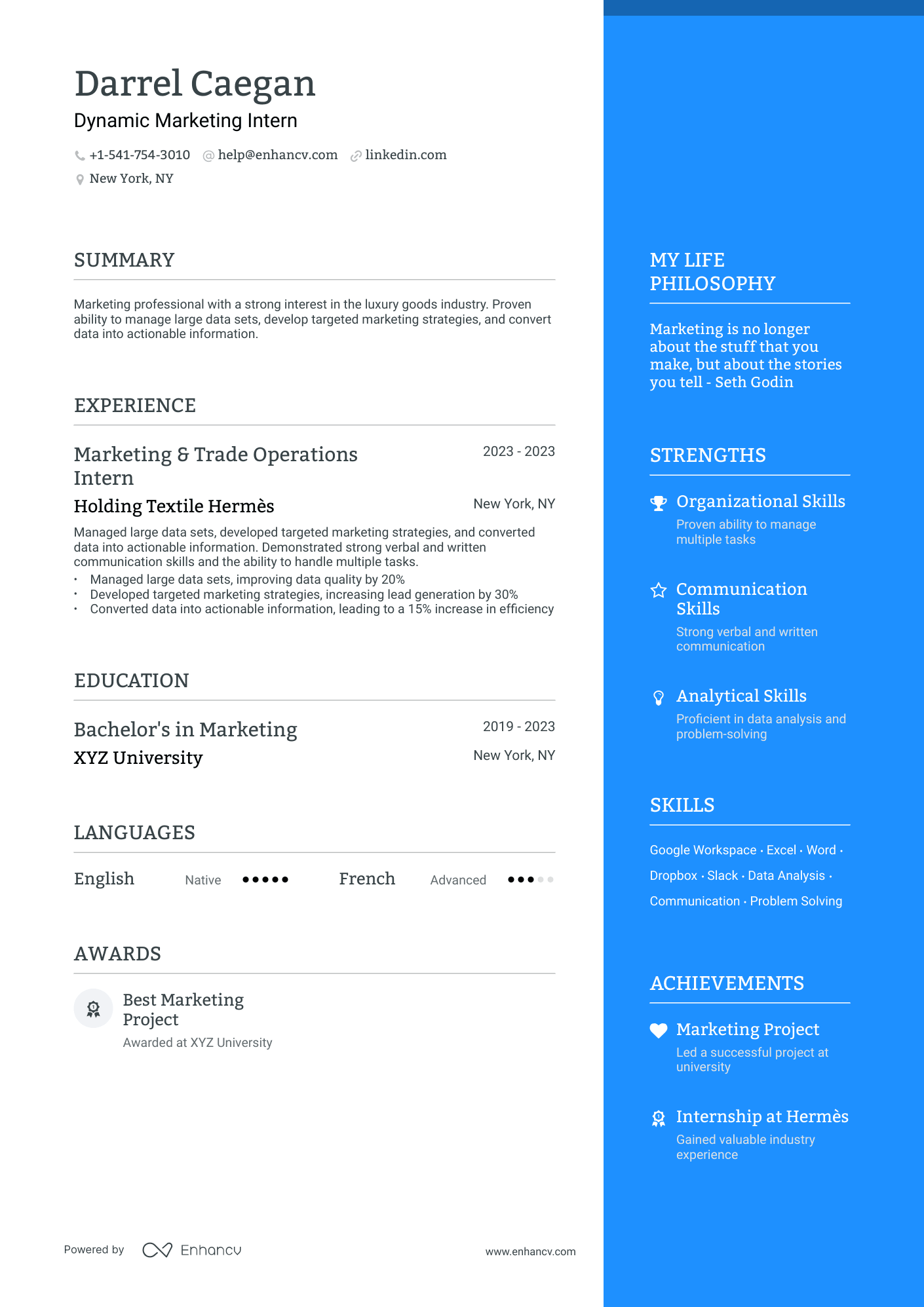 22 Marketing Resume Examples & Guide for 2024