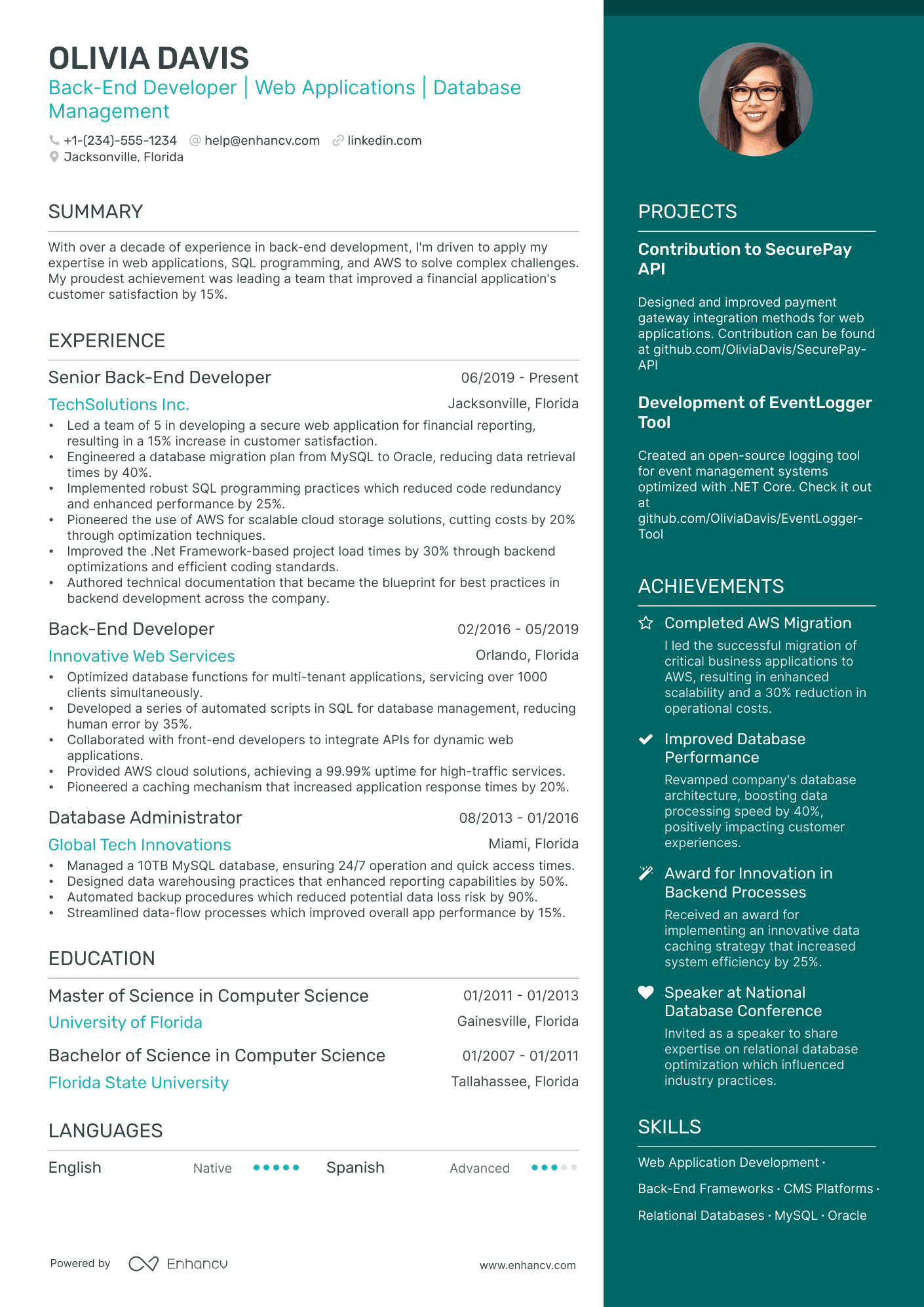 5 Freelance Developer Resume Examples & Guide for 2024