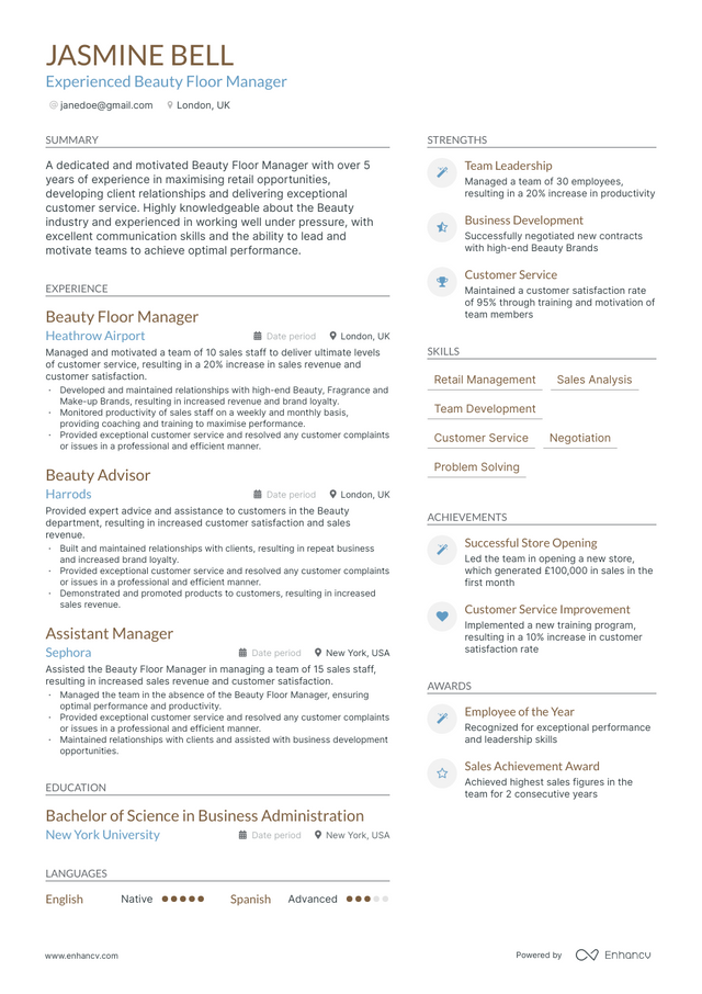 5 Airport Manager Resume Examples & Guide for 2023