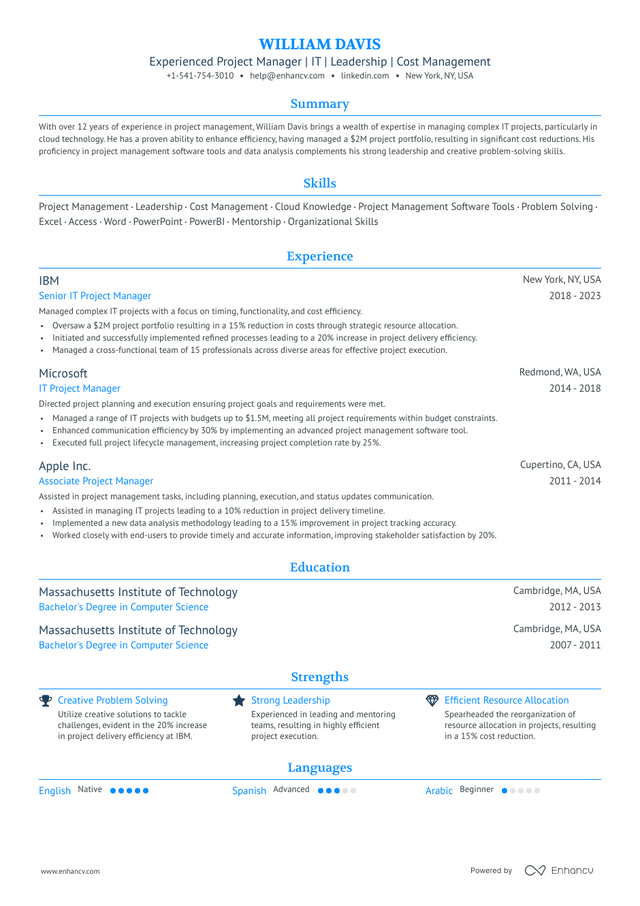 best resume format for ats systems