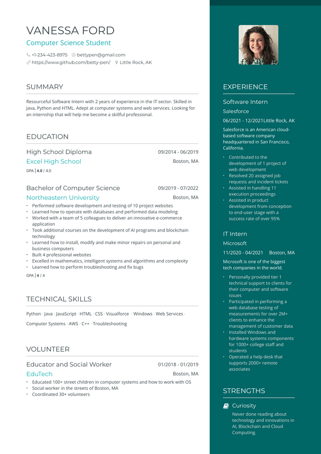 7 College Student Resume Examples & Guide for 2023