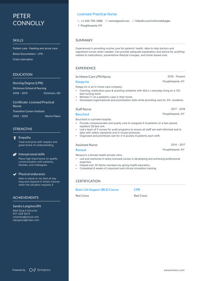 5 LPN Resume Examples & Guide for 2023