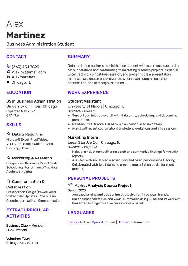 Resume Template