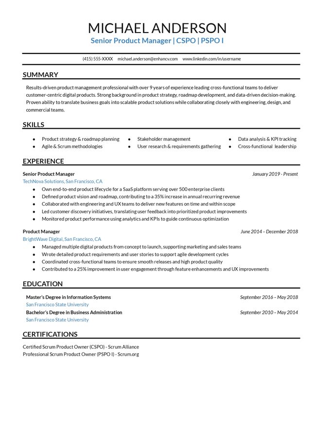 Resume Template